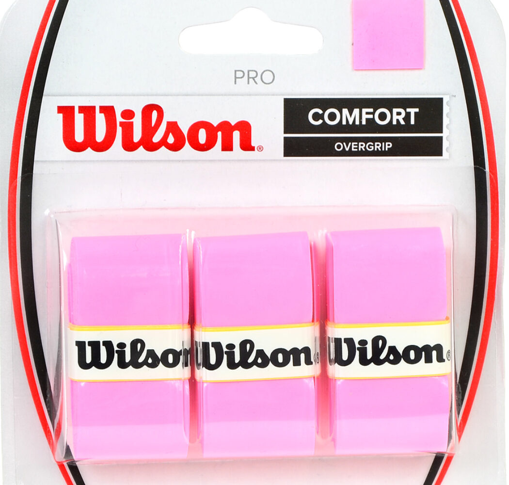 Owijka Wilson Pro Comfort Overgrip różowy 3szt WRZ4014PK