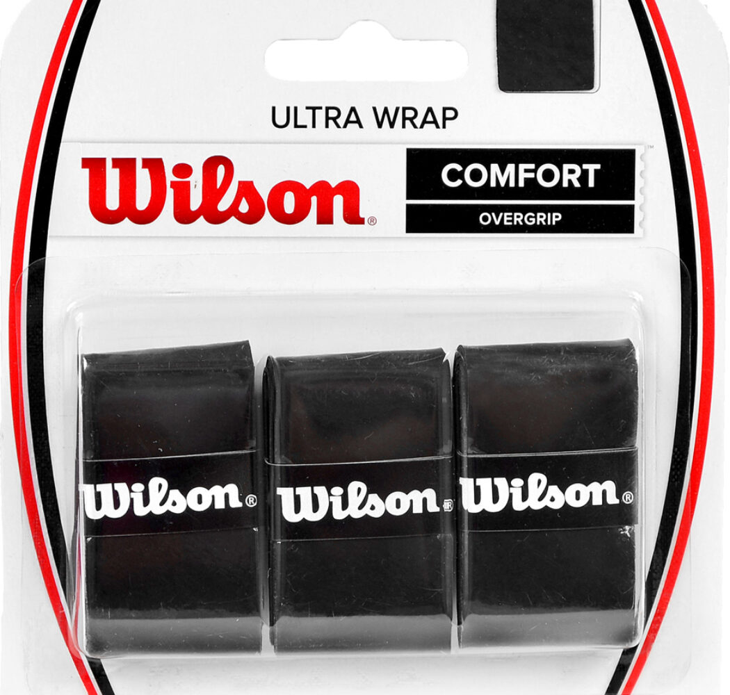 OWIJKA WILSON ULTRA WRAP COMFORT OVERGRIP czarny /3szt/ /WRZ403000