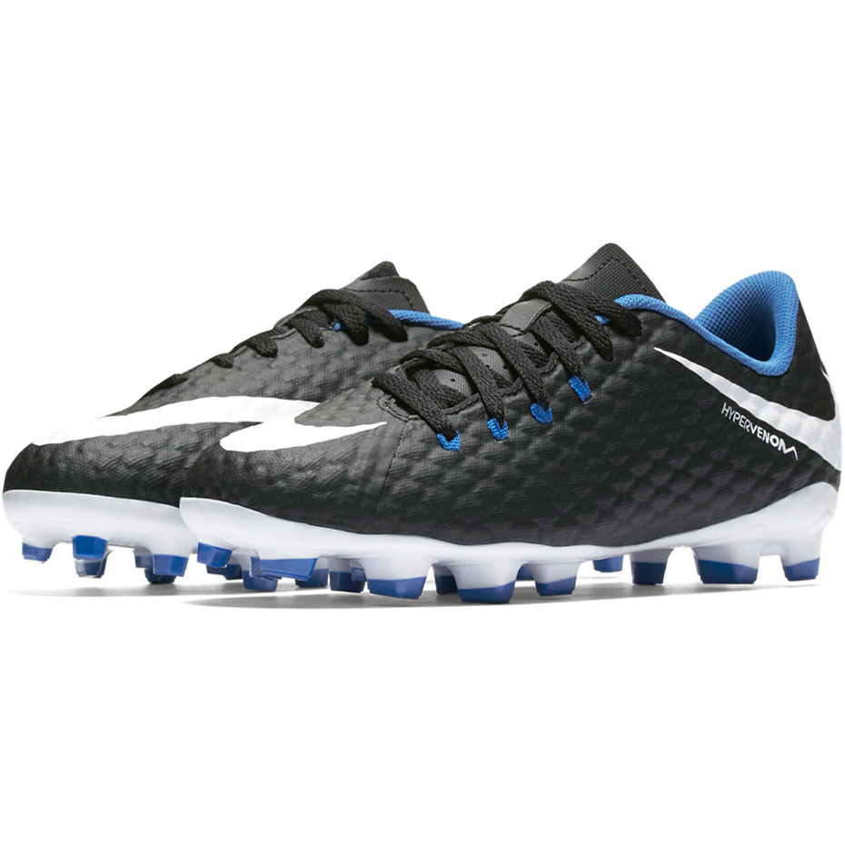 Buty piłkarskie Nike Hypervenom Phelon III FG JR 852595 002 - obrazek 4