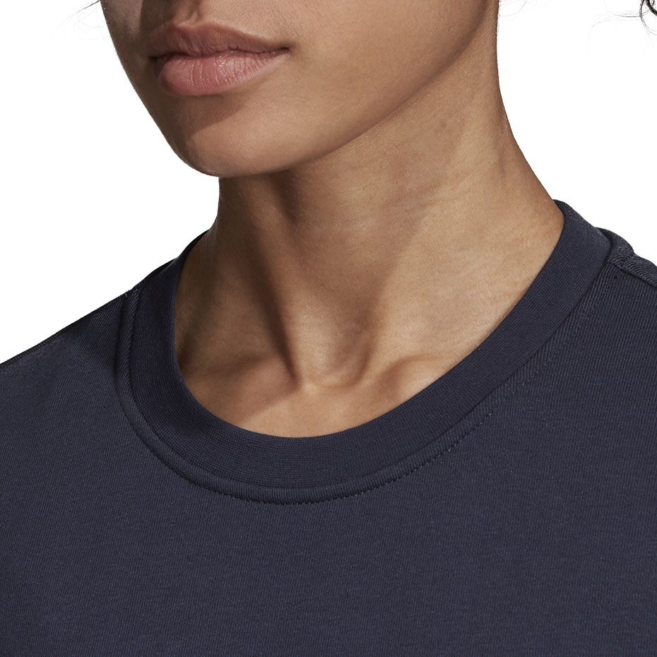 Bluza damska adidas W Essentials Linear Sweat granatowa EI0678 - obrazek 3