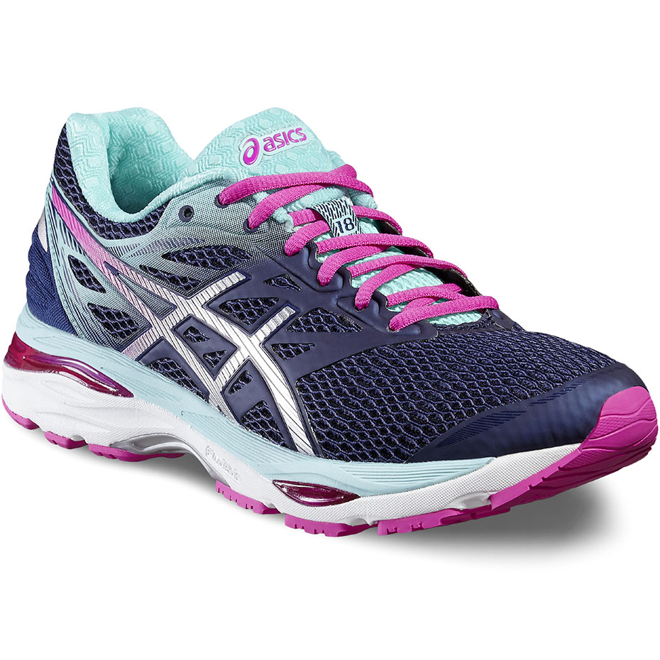 Buty damskie do biegania Asics Gel-Cumulus 18 2A granatowe T6D6N 4993 - obrazek 4