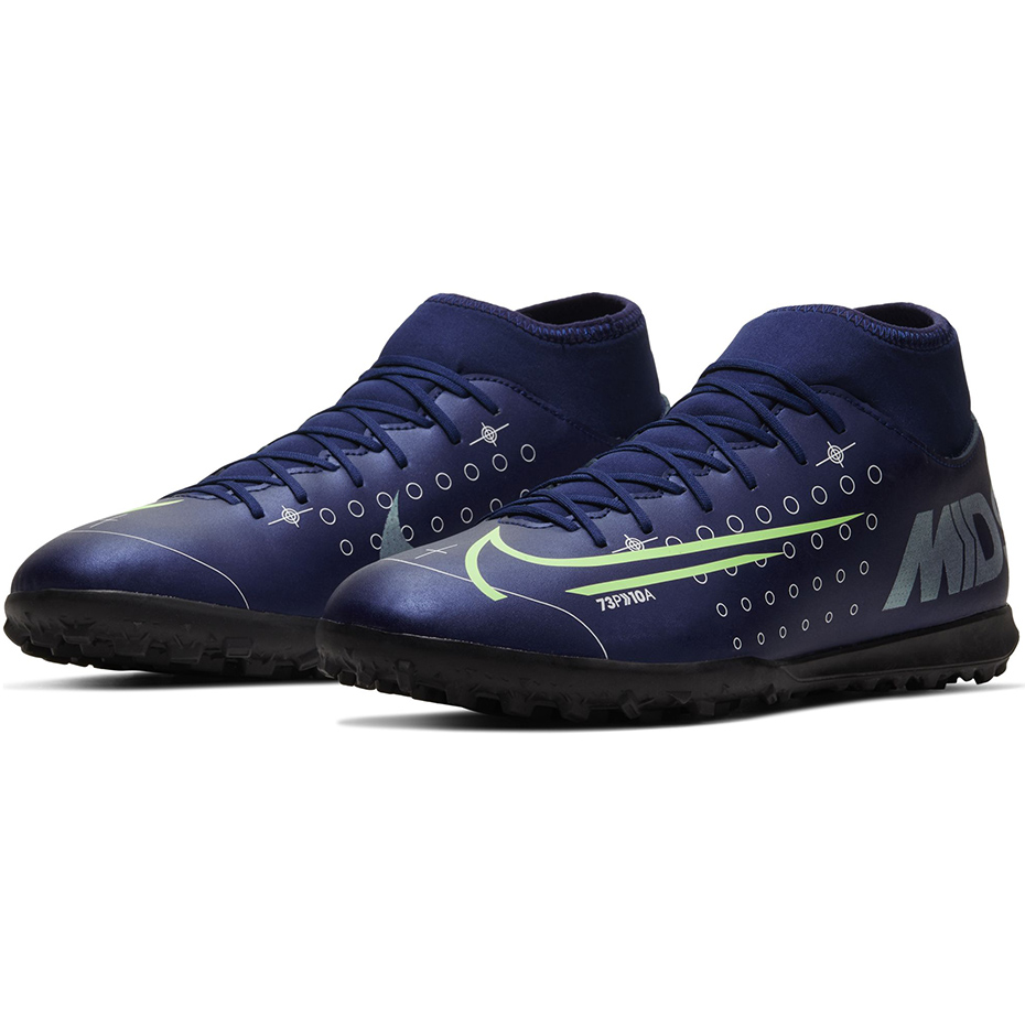 Buty piłkarskie Nike Mercurial Superfly 7 Club MDS TF BQ5437 401 - obrazek 4