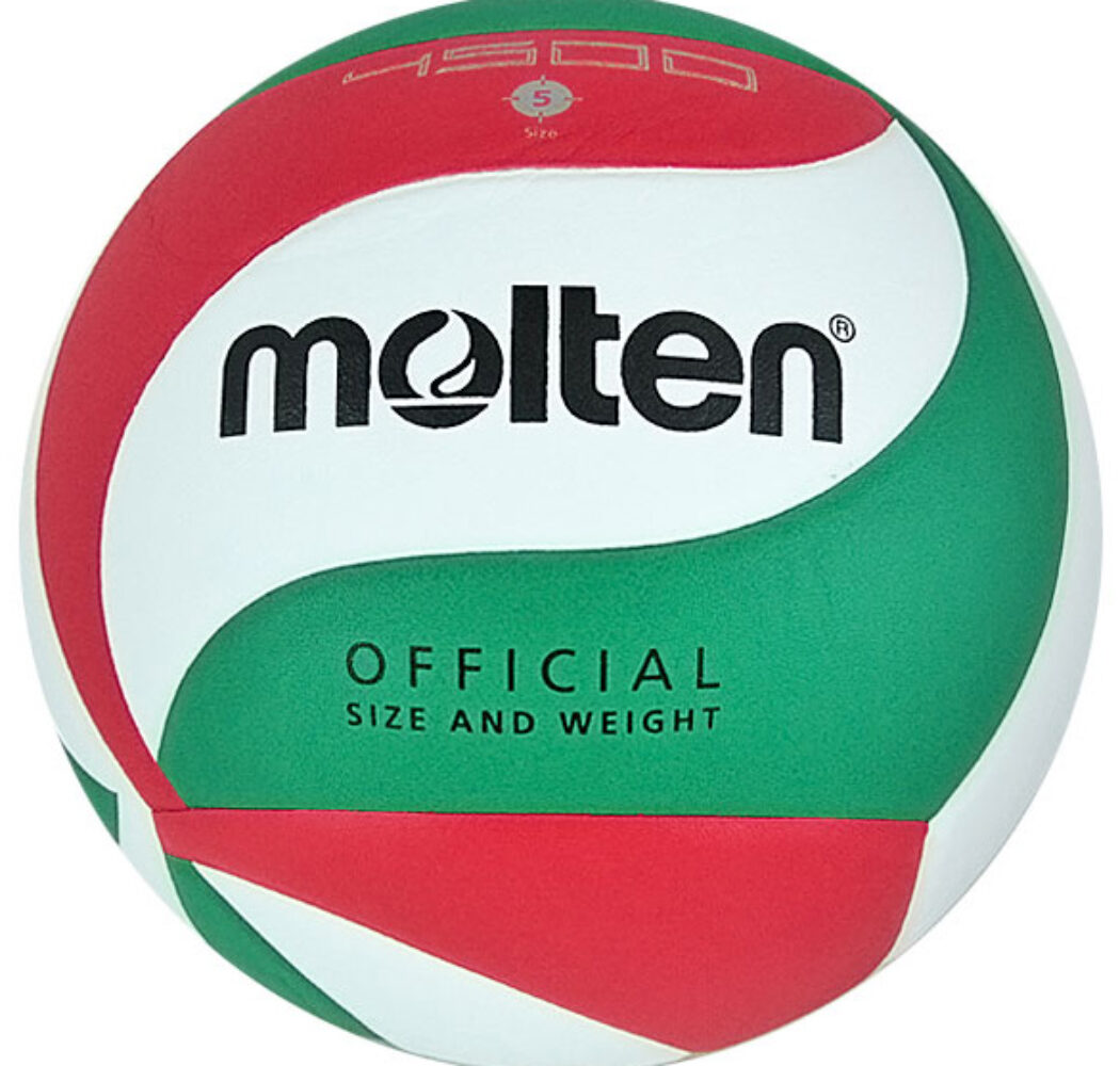 Piłka siatkowa Molten V5M4500 biało-czerwono-zielona