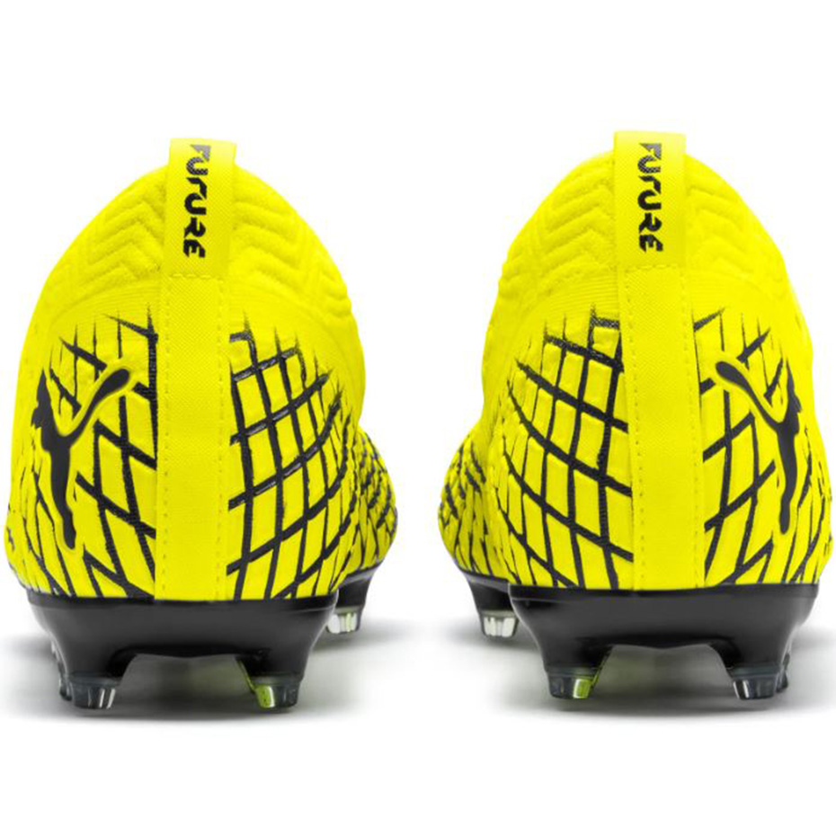 Buty piłkarskie Puma Future 4.2 Netfit FG AG żółto-czarne 105611 03 - obrazek 5
