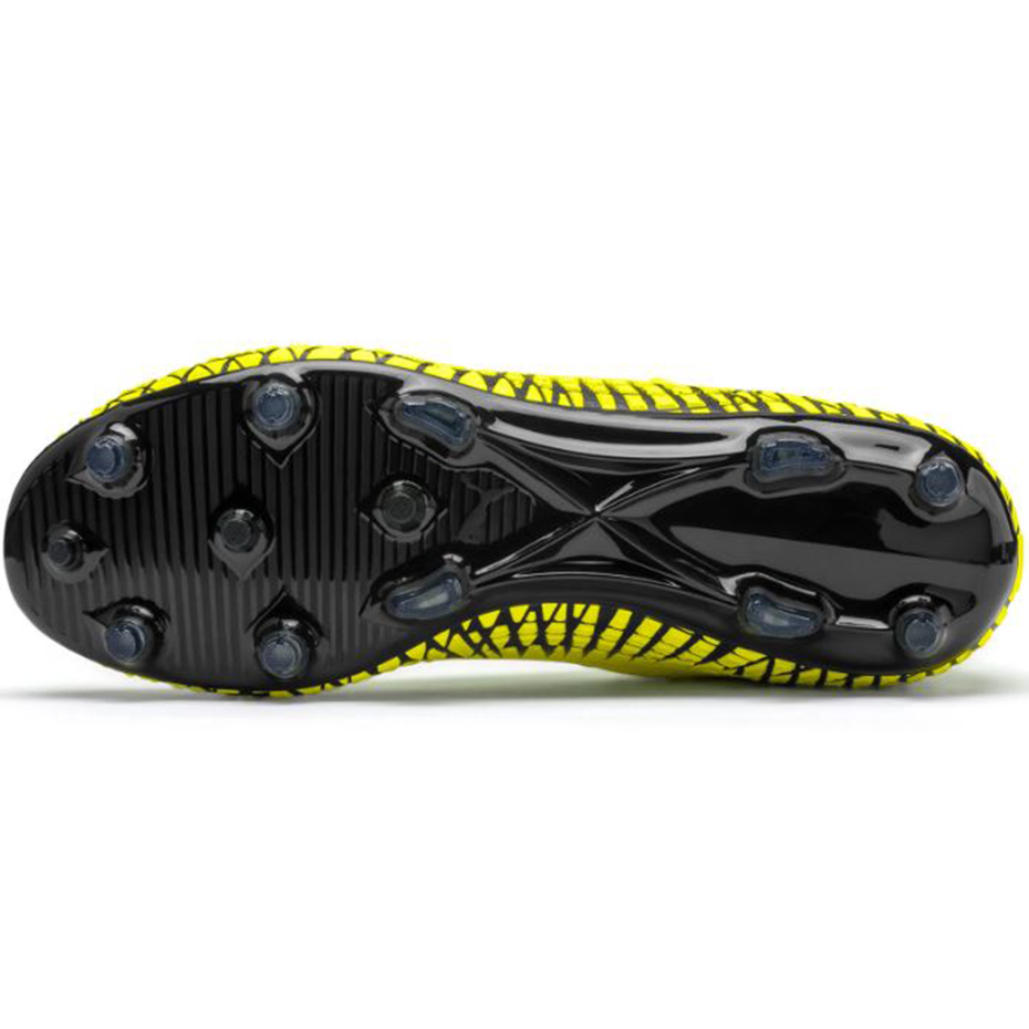 Buty piłkarskie Puma Future 4.2 Netfit FG AG żółto-czarne 105611 03 - obrazek 6