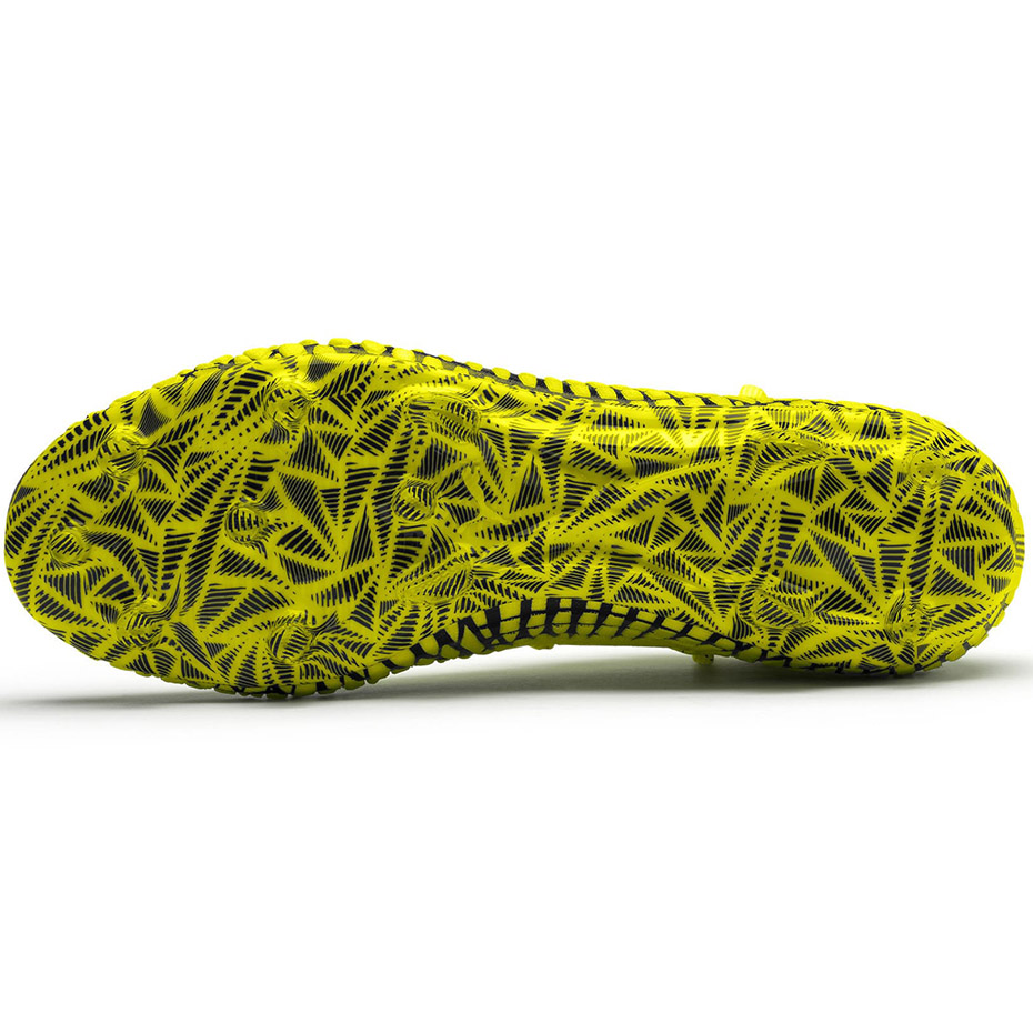 Buty piłkarskie Puma Future 4.1 Netfit FG AG żółto-czarne 105579 03 - obrazek 5