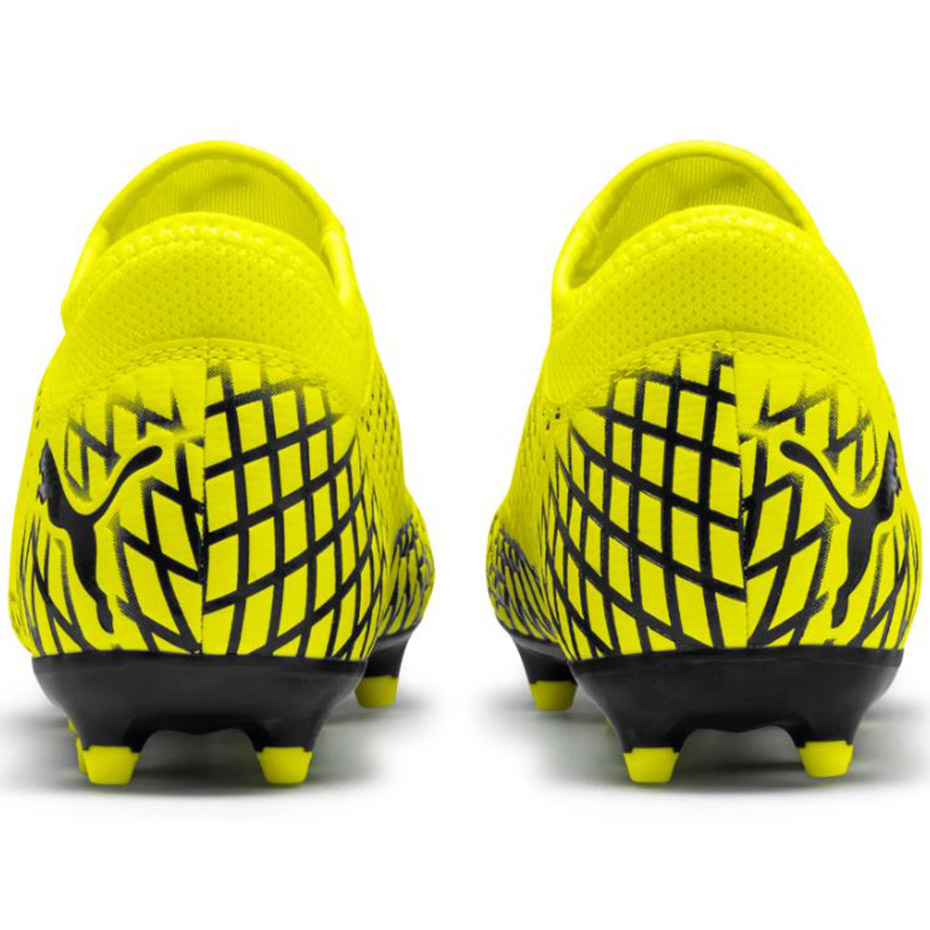 Buty piłkarskie Puma Future 4.4 FG AG JUNIOR żółto-czarne 105696 03 - obrazek 5