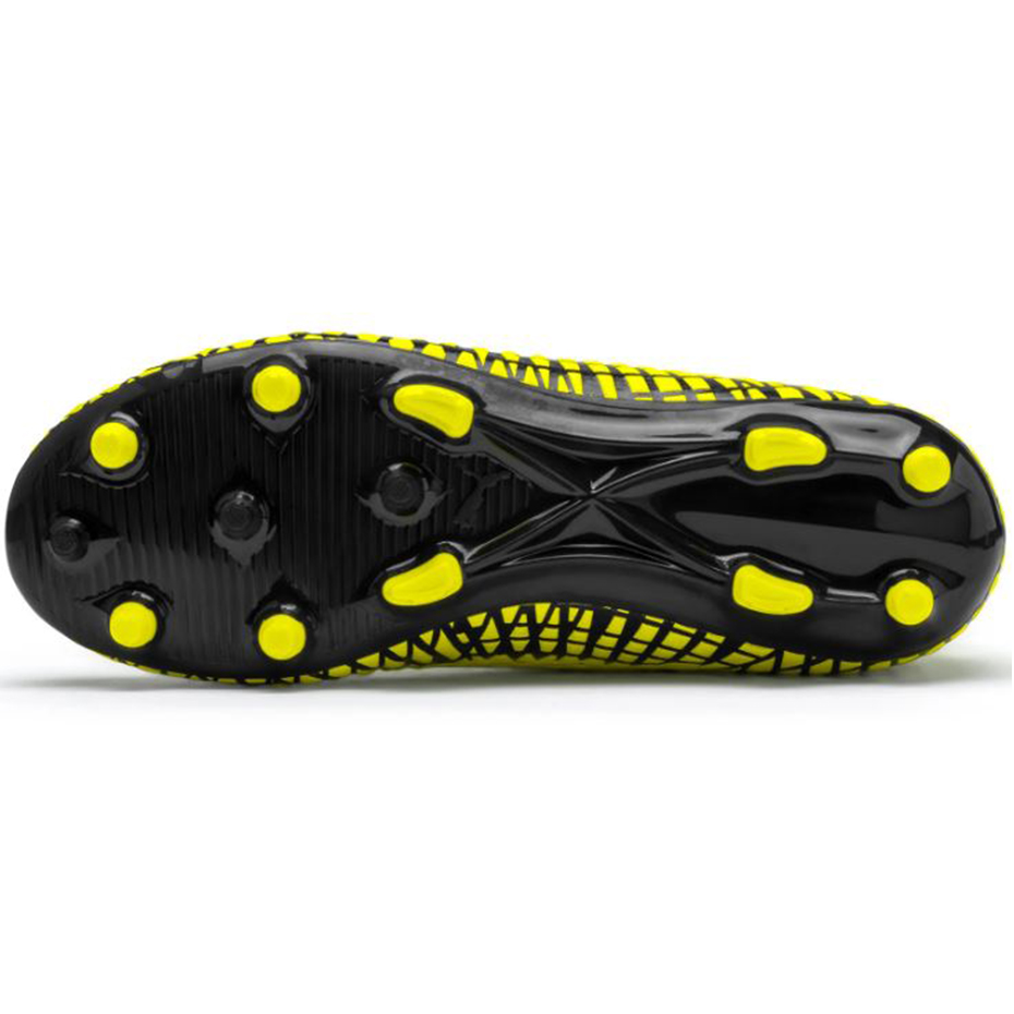 Buty piłkarskie Puma Future 4.4 FG AG JUNIOR żółto-czarne 105696 03 - obrazek 6