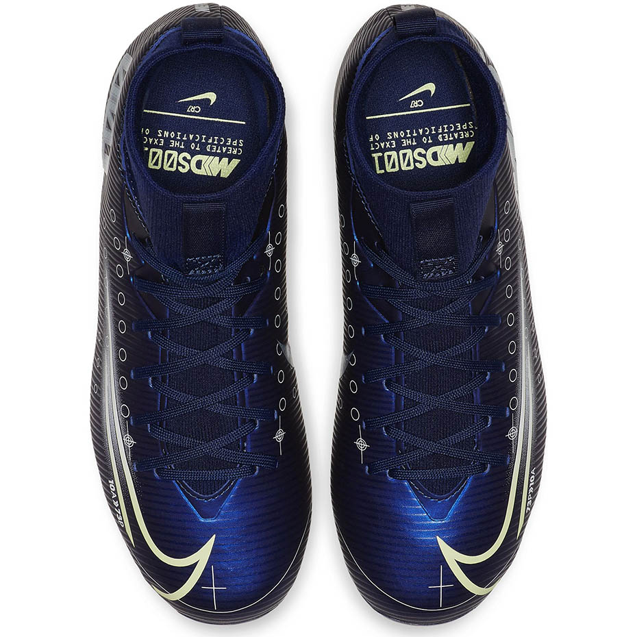 Buty piłkarskie Nike Mercurial Superfly 7 Academy MDS FG/MG JUNIOR BQ5409 401 - obrazek 2