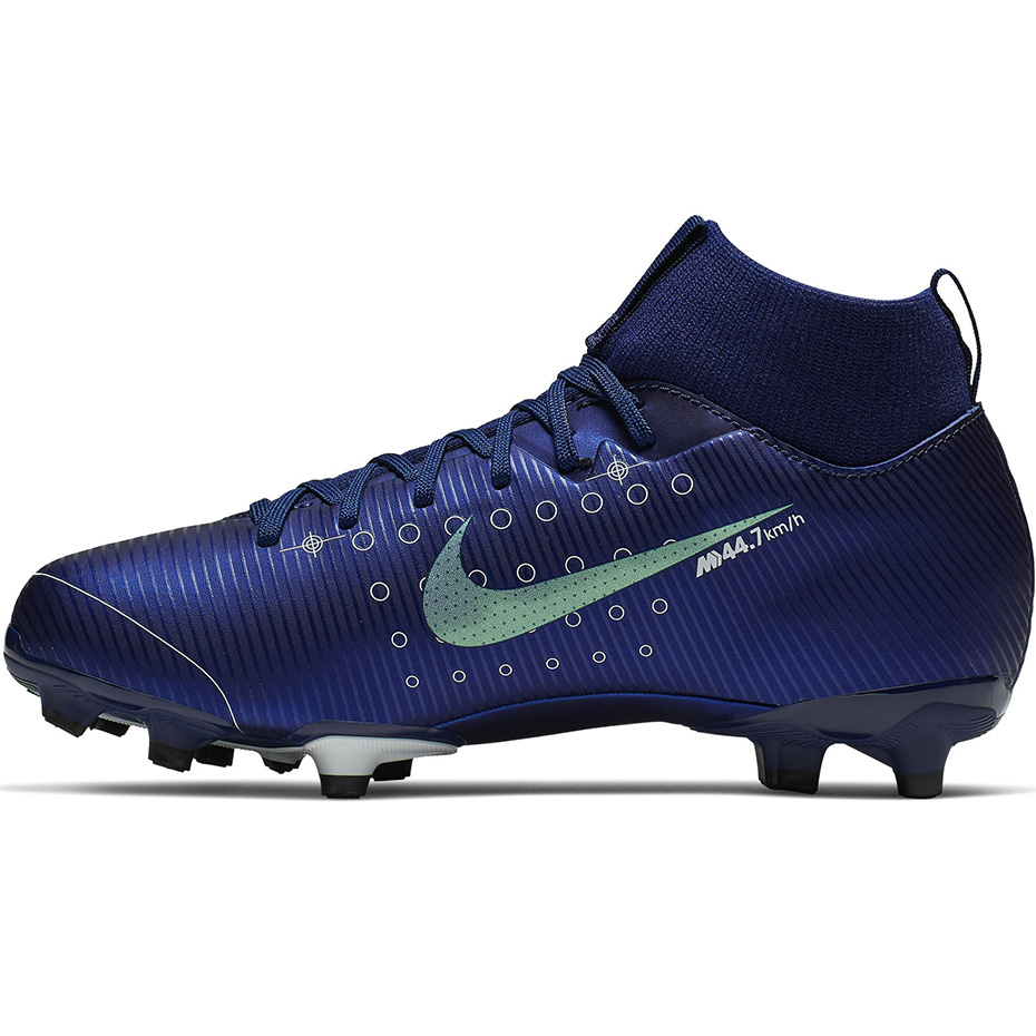 Buty piłkarskie Nike Mercurial Superfly 7 Academy MDS FG/MG JUNIOR BQ5409 401 - obrazek 3