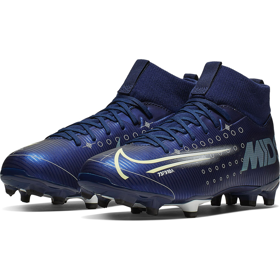 Buty piłkarskie Nike Mercurial Superfly 7 Academy MDS FG/MG JUNIOR BQ5409 401 - obrazek 4