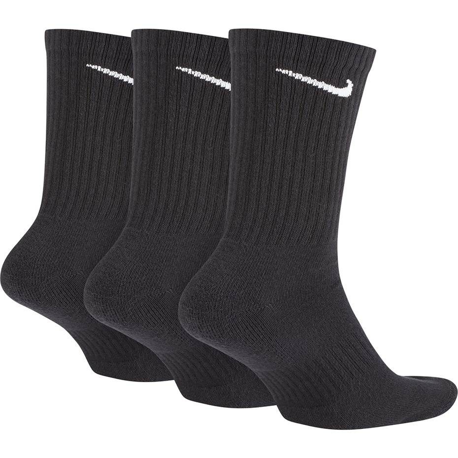 Skarpety Nike Everyday Cushioned Crew 3 pary czarne SX7664 010 - obrazek 2
