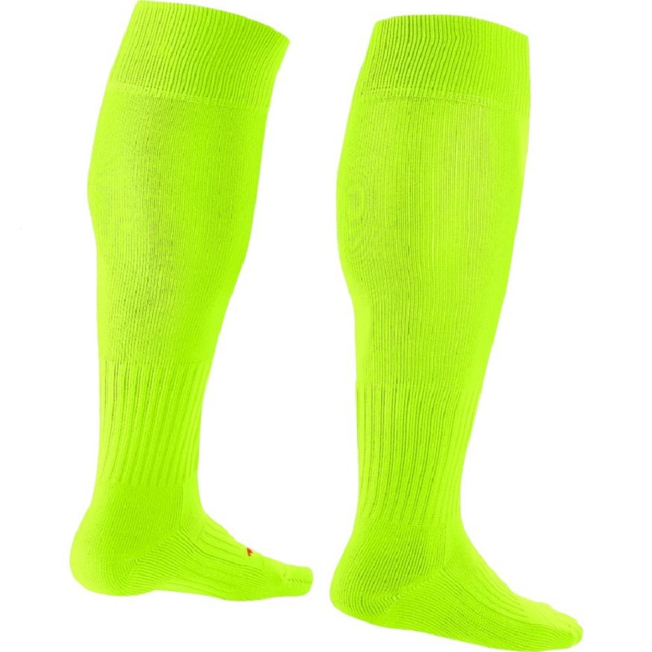 Getry piłkarskie Nike Classic II Cush OTC/Academy OTC limonkowe SX5728 702 - obrazek 2