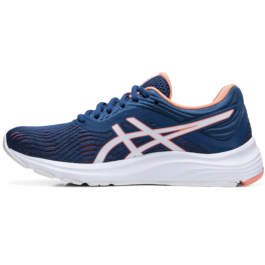 Buty damskie do biegania Asics Gel-Pulse granatowo-brzoskwiniowe 1012A467 401 - obrazek 3