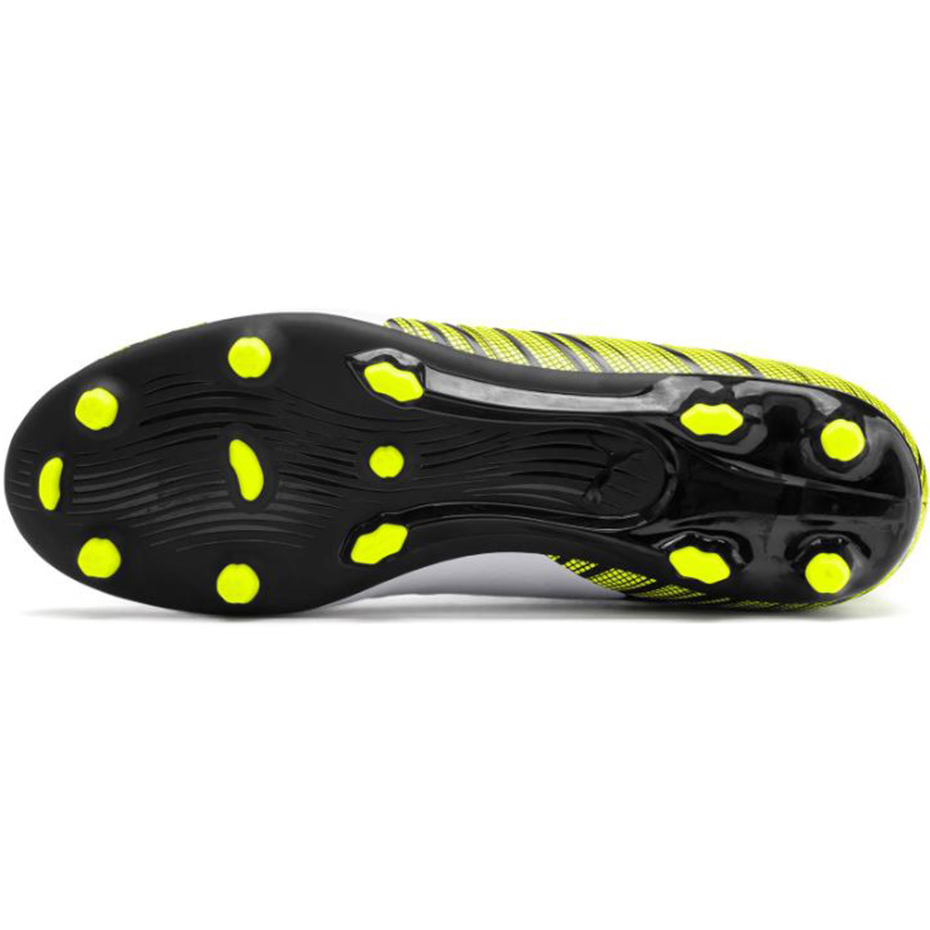Buty piłkarskie Puma One 5.4 FG AG żółto-biało-czarne 105605 03 - obrazek 6