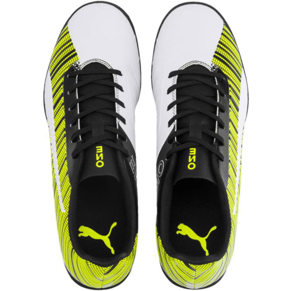 Buty piłkarskie Puma One 5.4 TT żółto-biało-czarne 105653 03 - obrazek 2