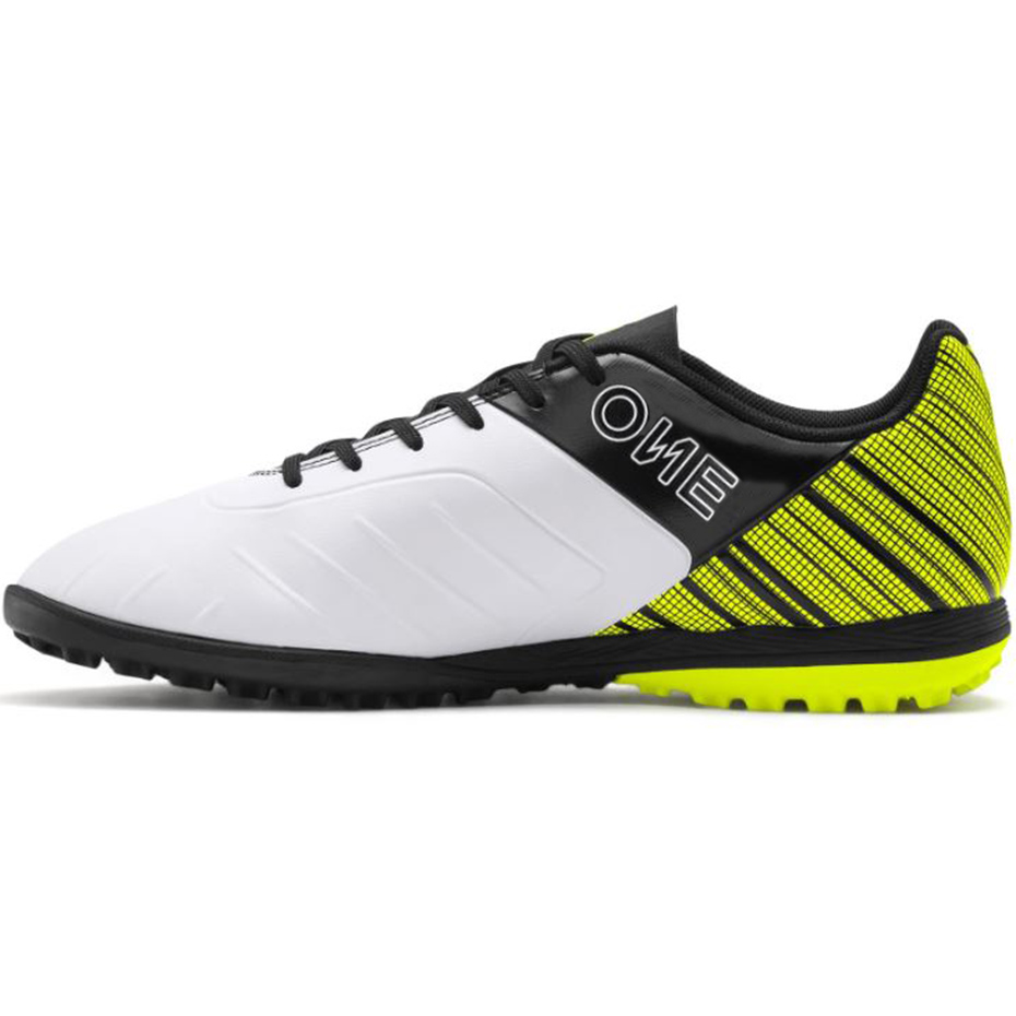 Buty piłkarskie Puma One 5.4 TT żółto-biało-czarne 105653 03 - obrazek 3