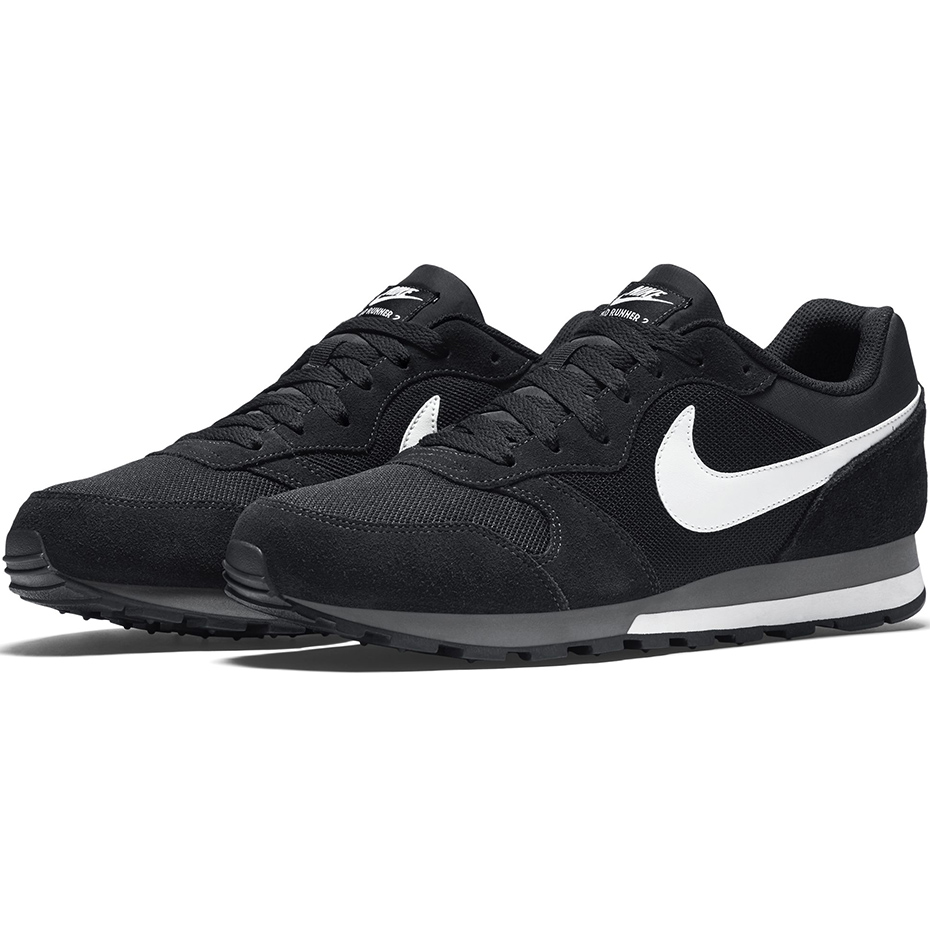 Buty męskie Nike MD Runner 2 czarne 749794 010 - obrazek 4