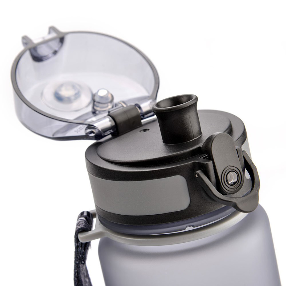 Bidon Meteor 650 ml szary 74576 - obrazek 4