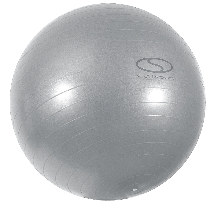 Piłka gimnastyczna Anti burst SMJ 75cm srebrna