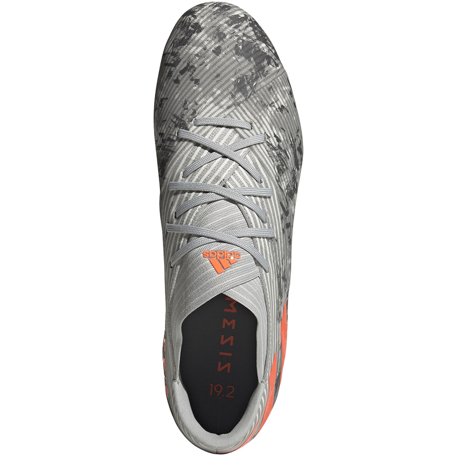Buty piłkarskie adidas Nemeziz 19.2 FG szare EF8288 - obrazek 2