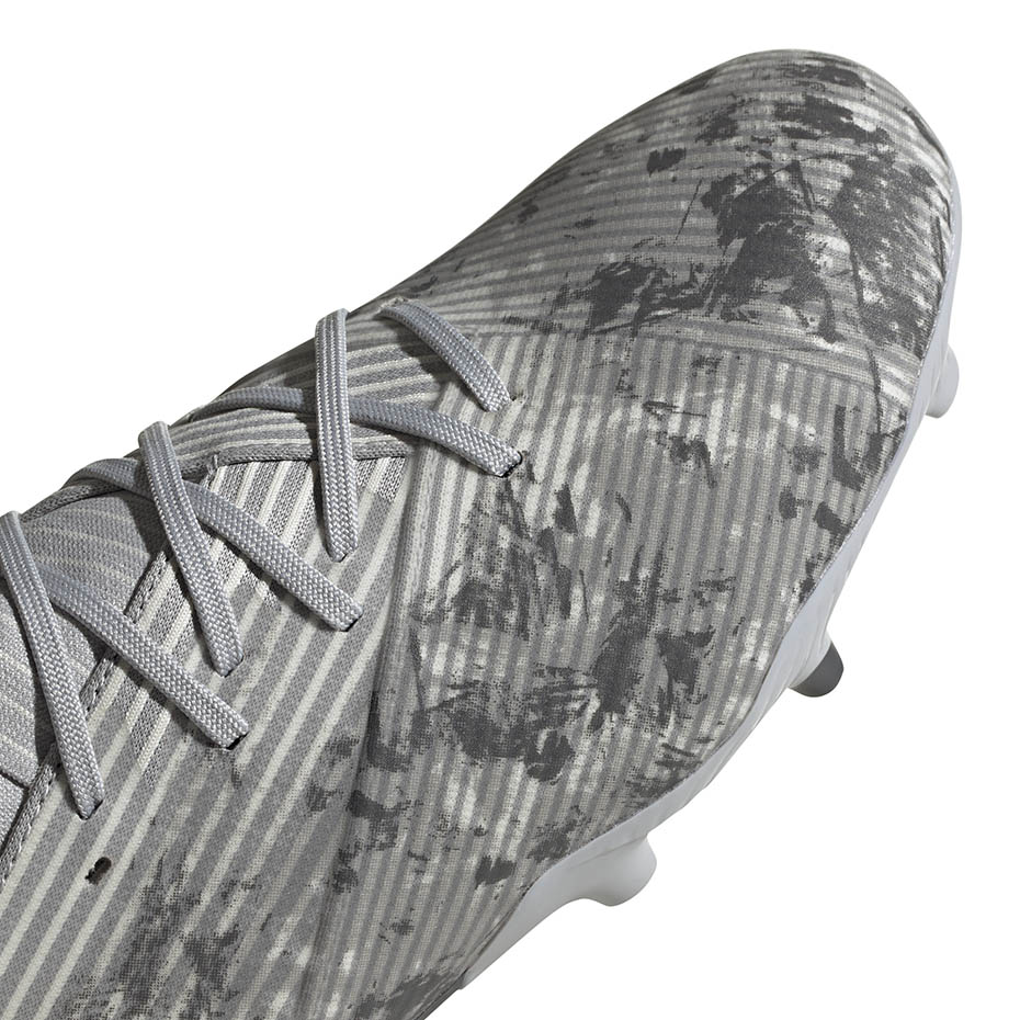 Buty piłkarskie adidas Nemeziz 19.2 FG szare EF8288 - obrazek 4