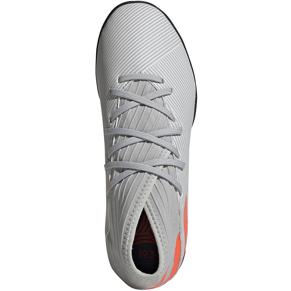 Buty piłkarskie adidas Nemeziz 19.3 TF JR szare EF8303 - obrazek 2