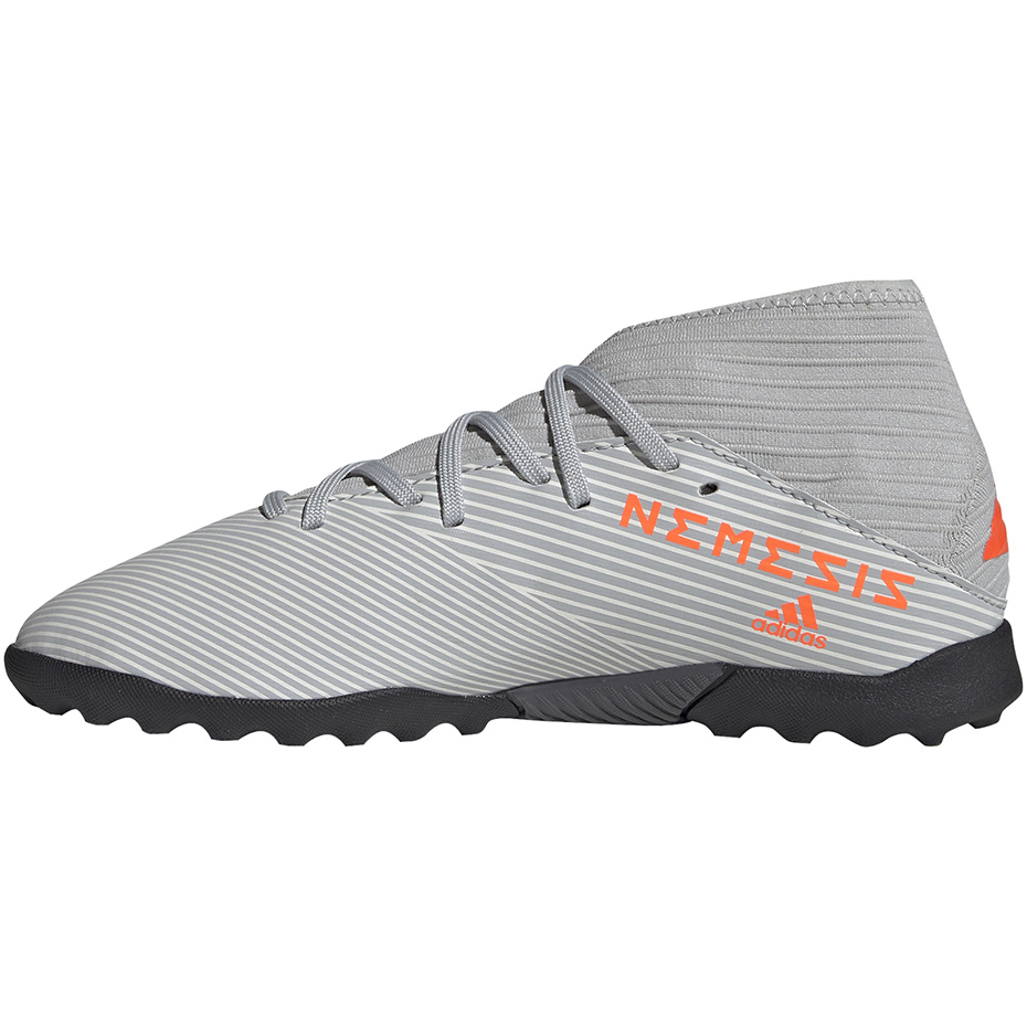 Buty piłkarskie adidas Nemeziz 19.3 TF JR szare EF8303 - obrazek 3