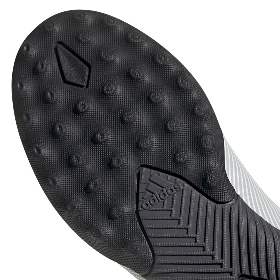 Buty piłkarskie adidas Nemeziz 19.3 TF JR szare EF8303 - obrazek 6