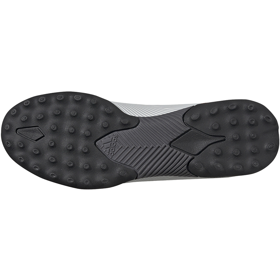 Buty piłkarskie adidas Nemeziz 19.3 TF JR szare EF8303 - obrazek 7