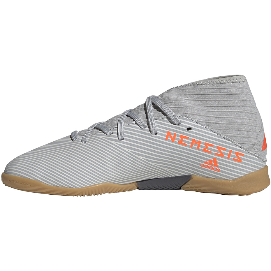 Buty piłkarskie adidas Nemeziz 19.3 IN JR szare EF8304 - obrazek 3