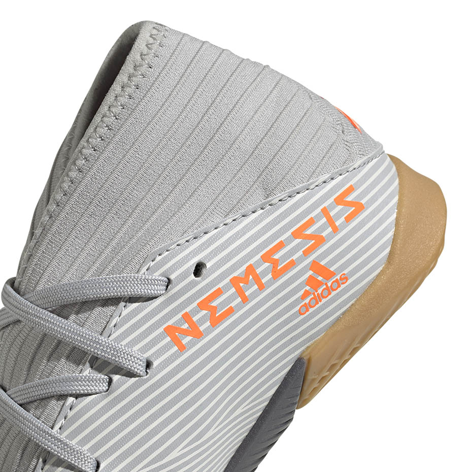 Buty piłkarskie adidas Nemeziz 19.3 IN JR szare EF8304 - obrazek 5