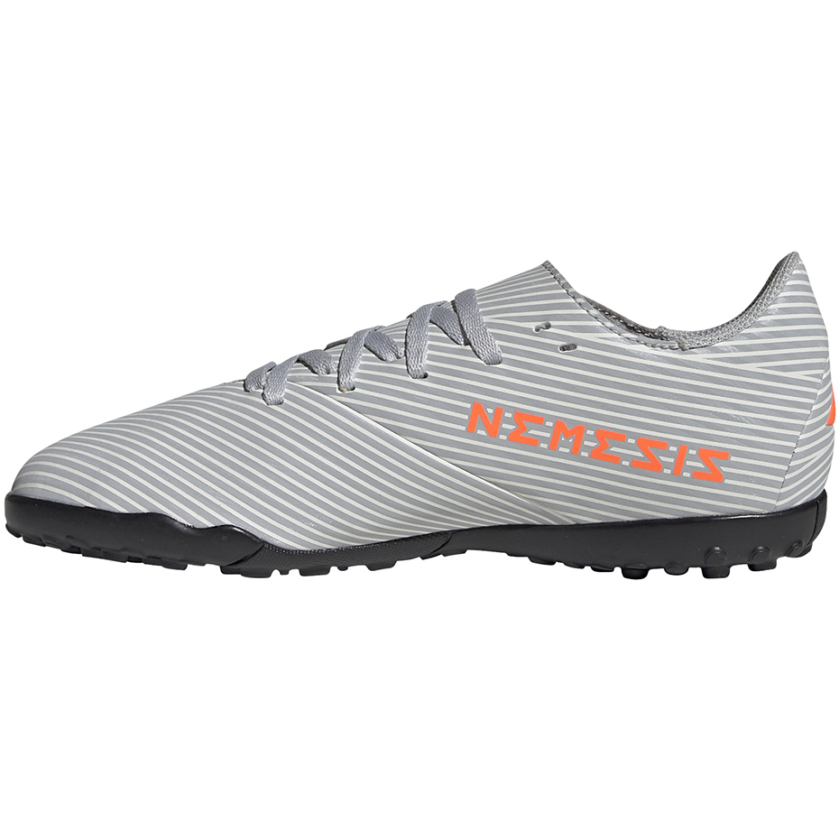 Buty piłkarskie adidas Nemeziz 19.4 TF JR szare EF8306 - obrazek 3
