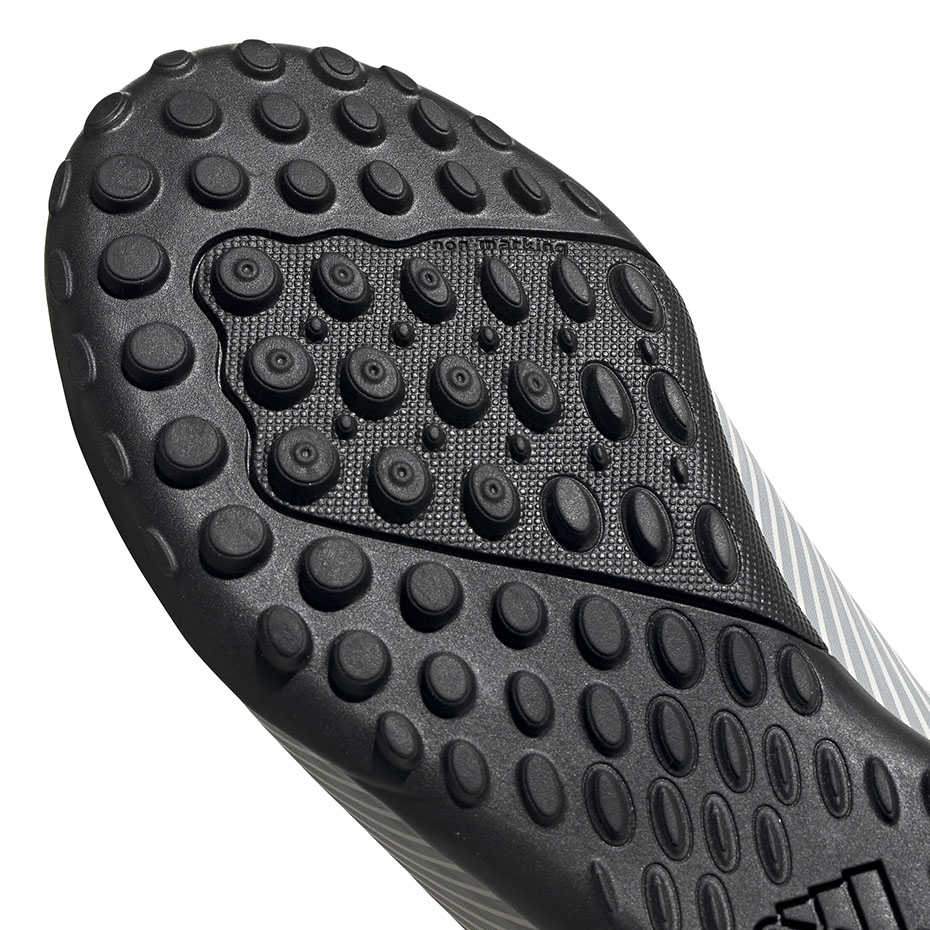 Buty piłkarskie adidas Nemeziz 19.4 TF JR szare EF8306 - obrazek 6