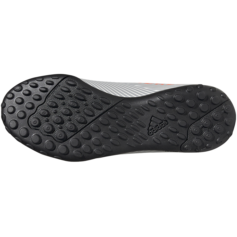 Buty piłkarskie adidas Nemeziz 19.4 TF JR szare EF8306 - obrazek 7