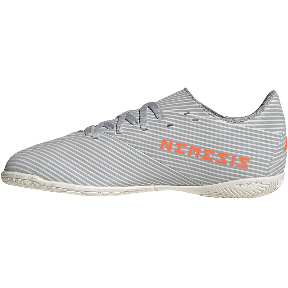 Buty piłkarskie adidas Nemeziz 19.4 IN JR szare EF8307 - obrazek 3