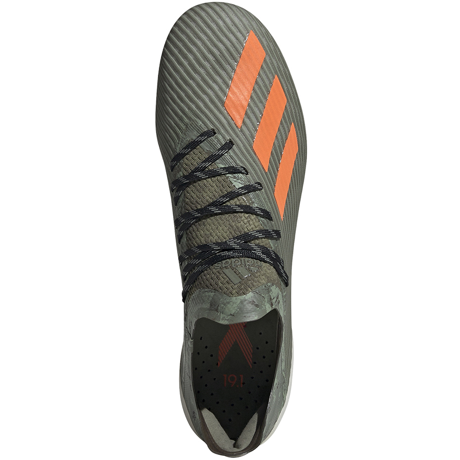 Buty piłkarskie adidas X 19.1 FG zielone EF8296 - obrazek 2