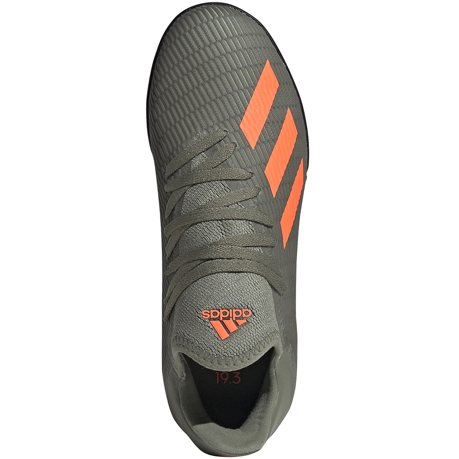 Buty piłkarskie adidas X 19.3 TF JR zielone EF8375 - obrazek 2