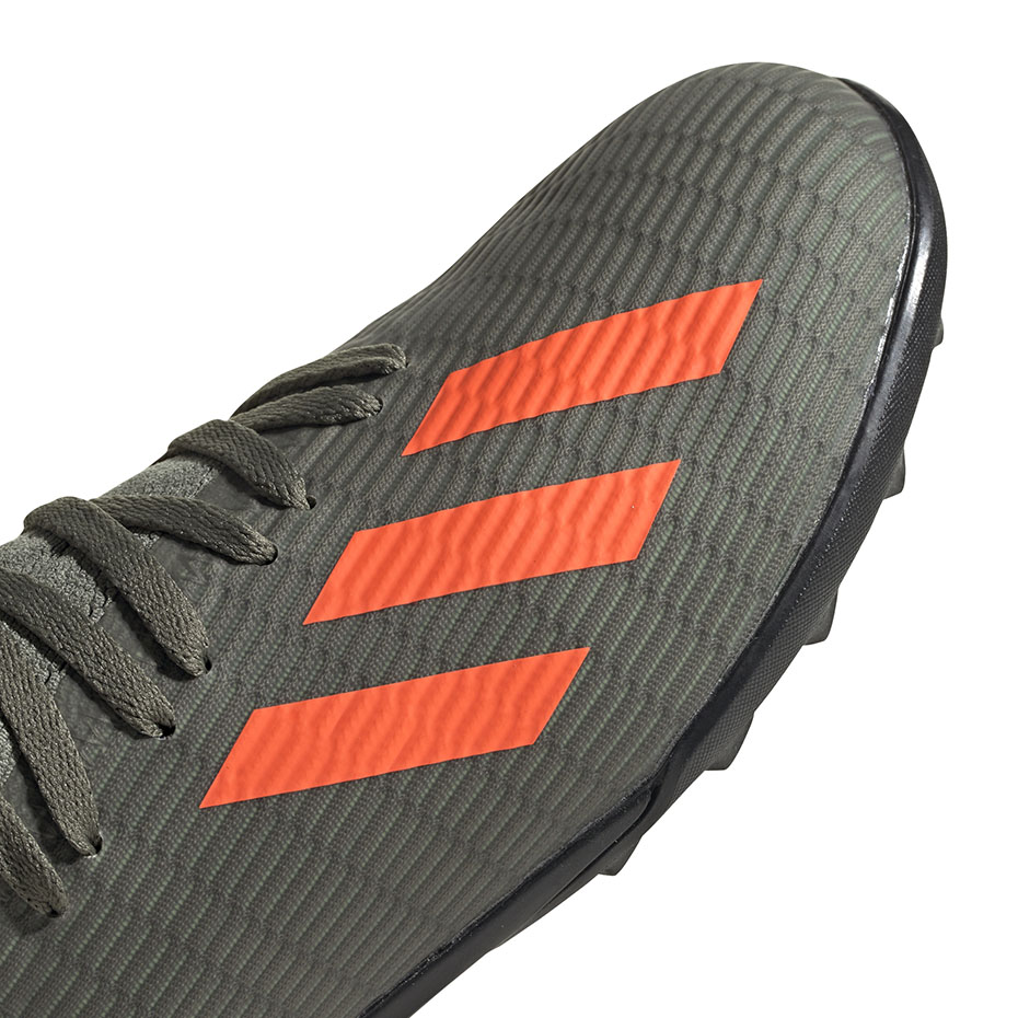 Buty piłkarskie adidas X 19.3 TF JR zielone EF8375 - obrazek 4