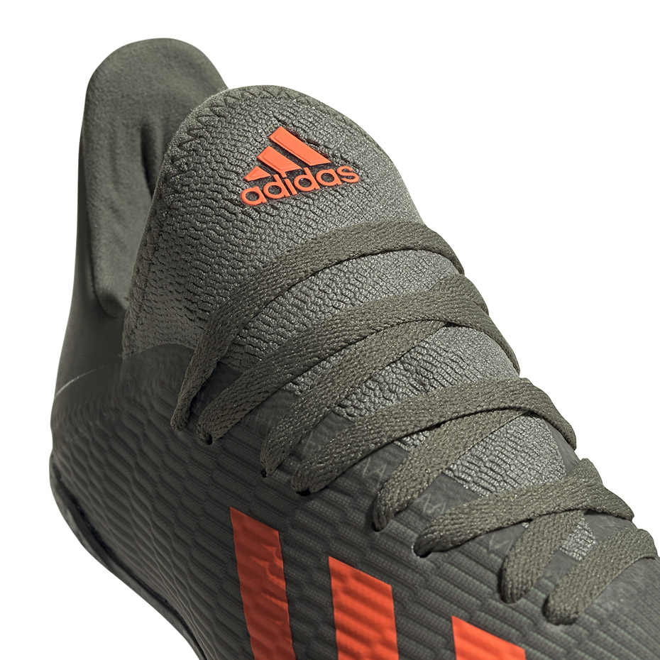 Buty piłkarskie adidas X 19.3 TF JR zielone EF8375 - obrazek 5