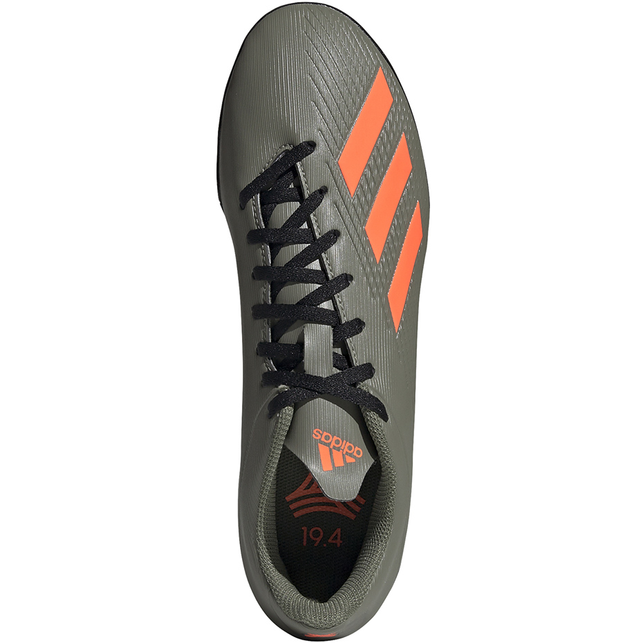 Buty piłkarskie adidas X 19.4 TF zielone EF8370 - obrazek 2