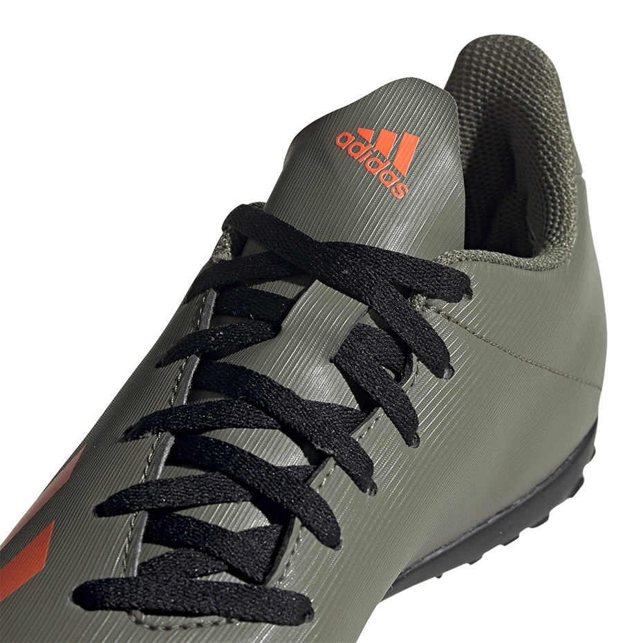 Buty piłkarskie adidas X 19.4 TF JR zielone EF8378 - obrazek 4