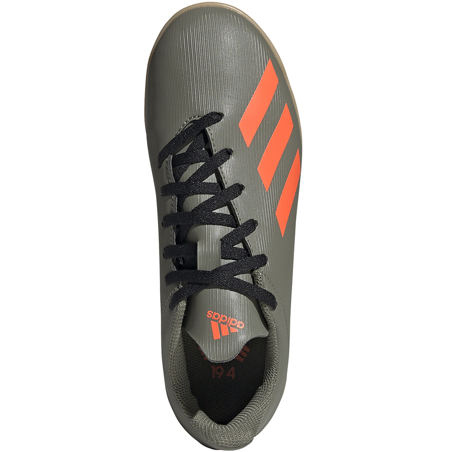 Buty piłkarskie adidas X 19.4 IN JUNIOR zielone EF8379 - obrazek 2