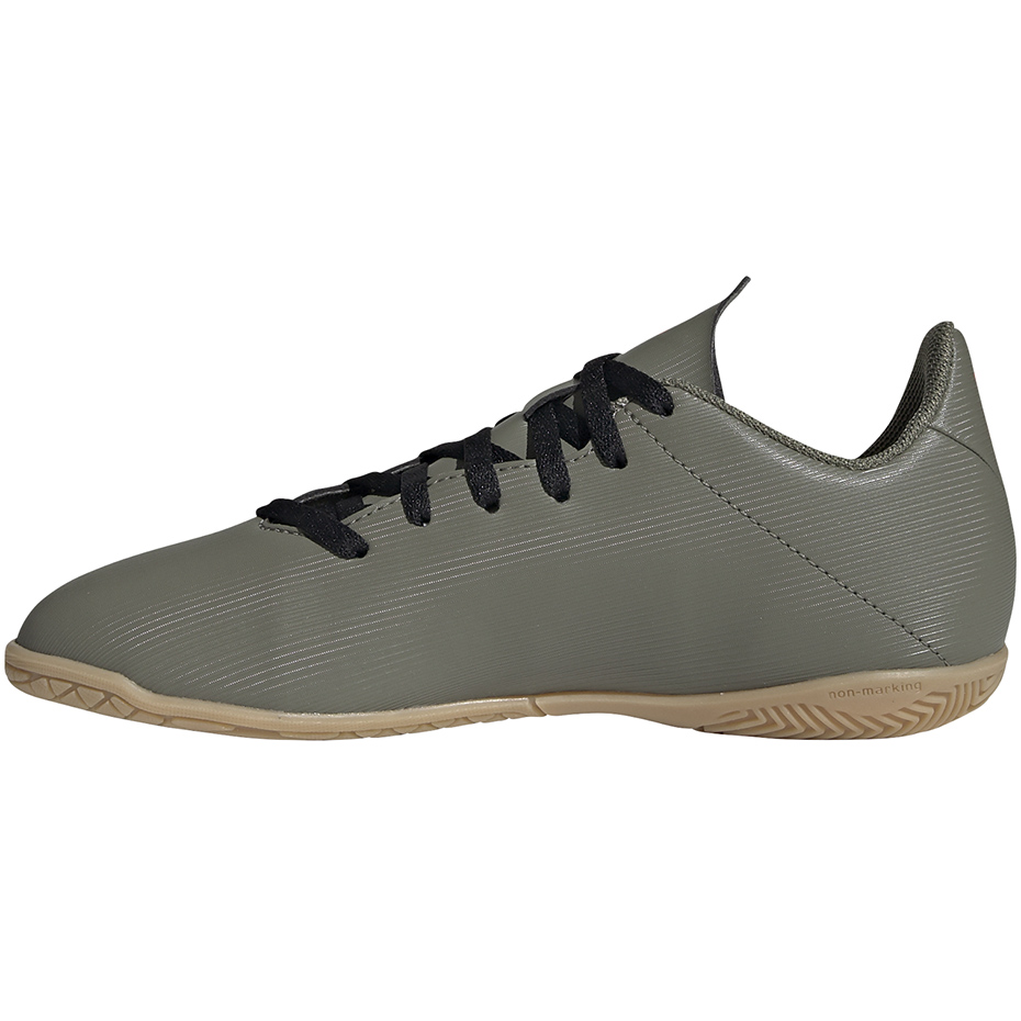 Buty piłkarskie adidas X 19.4 IN JUNIOR zielone EF8379 - obrazek 3