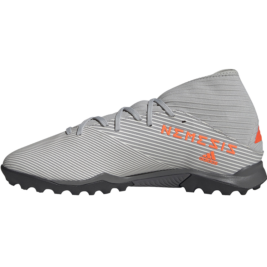 Buty piłkarskie adidas Nemeziz 19.3 TF szare EF8291 - obrazek 3