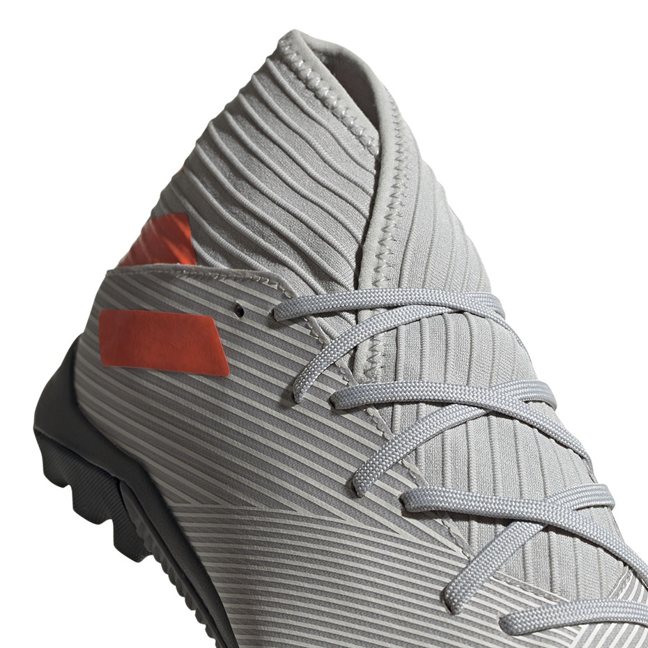 Buty piłkarskie adidas Nemeziz 19.3 TF szare EF8291 - obrazek 4