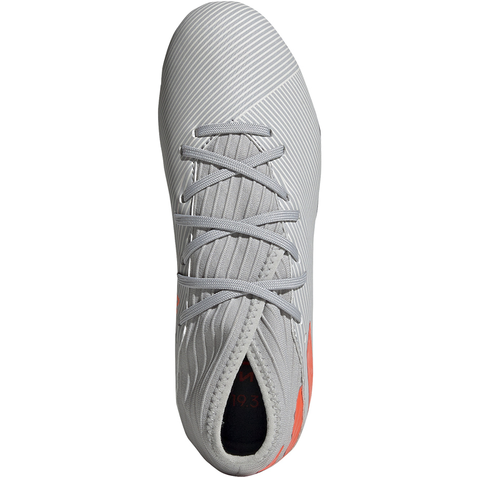 Buty piłkarskie adidas Nemeziz 19.3 FG JR szare EF8302 - obrazek 2