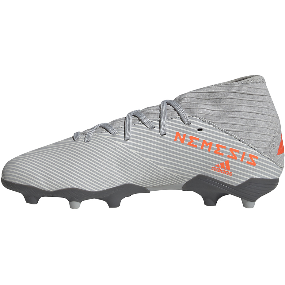 Buty piłkarskie adidas Nemeziz 19.3 FG JR szare EF8302 - obrazek 3