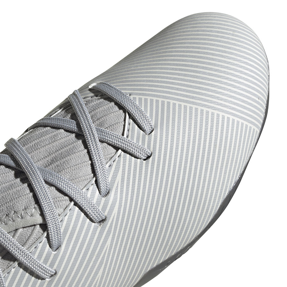 Buty piłkarskie adidas Nemeziz 19.3 FG JR szare EF8302 - obrazek 4
