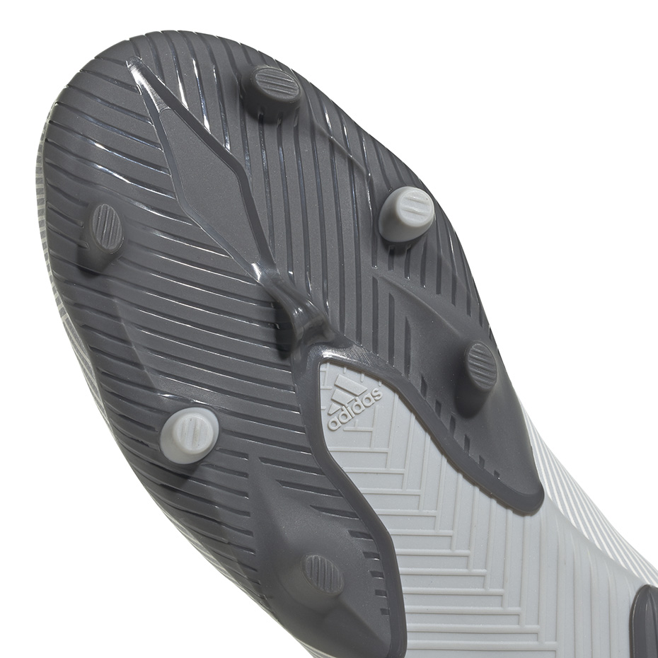 Buty piłkarskie adidas Nemeziz 19.3 FG JR szare EF8302 - obrazek 6